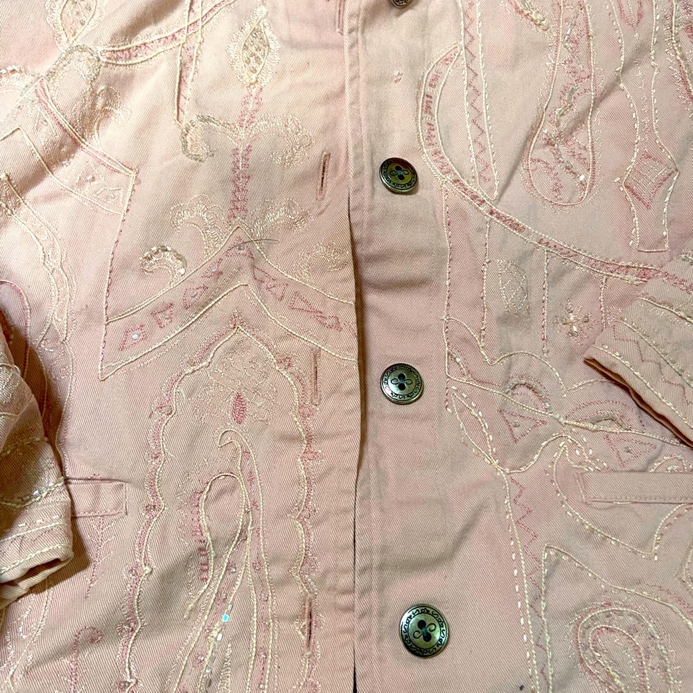 Chico’s size 2 light Pink jacket